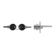 Alloy Computer Desk Cabinet Drawer Cupboard Locker Cam Lock with , Silver F2UU1