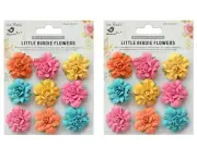 2 packs - Vincy Paper Flowers - Vivid Palette Little Birdie Flowers 9/pkg