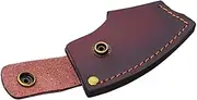 koolsoo Axe Head Sheath Blade Cover Buckle Close Protective Safety Hunting Protector PU Felling Axe Cover Axe Head Holster Axe Sheath