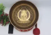 Immerse Yourself in Divine Harmony with 10" Handcrafted Amitabha Singing Bowl
