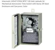 (C) Intermatic Astronomic V45471CR34 24HR Astronomic Time Switch 3PST 40A 120V⚡️