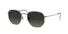 New Ray Ban Sunglasses HEXAGONAL RB 3548N 004/71 54MM GUNMETAL/GRADIENT LENS