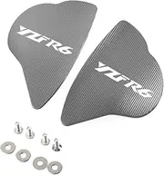 for YA&MAHA YZF-R6 YZFR6 2017-2022 Motorcycle Windshield Mirror Hole Cap(Gray)