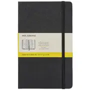 Moleskine Classic Hardcover Grid 240pg Notebook Large Black