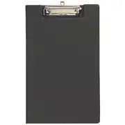 J.Burrows Foolscap Clipfolder PE Black
