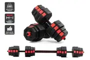 Fortis Adjustable Dumbbell & Barbell Set
