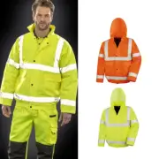 Result Core High Viz Winter Waterproof Blouson R217X - Safety Wear Jacket Coat