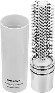 TOVINANNA Portable Roll Hairbrush Anti-static Curling Brush for Blow Drying Styling All Hair Travel-friendly Design for Smoother Shinier Hair