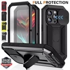 For iPhone 16e 15 14 Pro Max Aluminum Gorilla Glass Metal Shockproof Case Cover