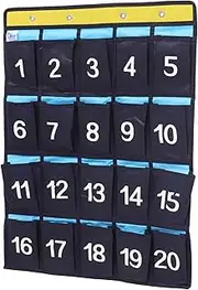 Pocket Phone Organizer for Classroom Wall Hanging Storage Bag for Cell Phones Dorm and Classroom Use Easy Access to Phones and Essentials