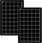 Snblzhef 2pcs 9x6 Inch Magnetic Cutting Mat Grid Magnetic Spacers Embossing Machine Die Mat Cutting Magnetic Spacers A
