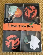 Halloween Cupcake Kit Party Baking Bat Witch Ghost Frankenstein Meri Go Round