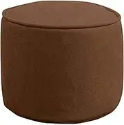 Pouf Round Solid Color Pouf Ottoman,Removable Stuffed Floor Cushion,Cotton Meditation Cushion Yoga Pillow,Soft Foot Rest Foot Stool,Kids Bean Bag Living Bedr(Size:40x40x30cm(16x16x