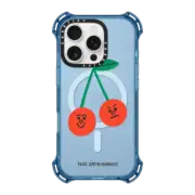 iPhone 16 Pro Bounce Case MagSafe Compatible Cherries iPhone Case by Tess Smith-Roberts
