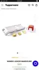 Tupperware Mando Junior Mandoline - Veggie Slicer
