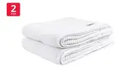 Onkaparinga Set of 2 850GSM Avalon Bath Mats (White)