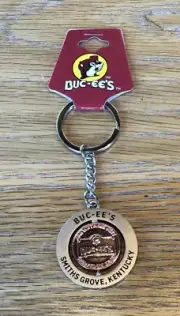 Buc-ee's Logo Spinner Keychain, Key Ring - Smiths Grove Kentucky Store