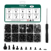 420PCS Computer Screw Kit, Motherboard Standoffs Assorted Screws for PC Case