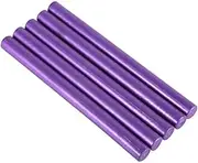 10 Colors 5pcs /Purple/Red/Gold/Silver etc. Sealing Wax Seal Colorful Stamp Wax Sticks for Sealing Vintage Birthday Wedding Invitation Cards(Purple)