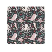 Ocean-Inspired Face Towel - Cute Marine Life Design