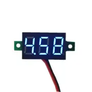 5pcs DC3-30V Blue LED Car Digital Panel Meter Gauge Auto Voltmeter Battery Teste