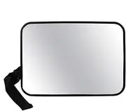 Baby Car Backseat Mirrors - Shatterproof Safety Seat With Adjustable Straps, Shatterproof Wide-view Car Seat Mirror, Reverse Viewing Mirror For Kids - Square