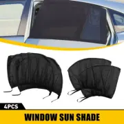4PCS Sun Front Shade Rear Mesh Window screen Cover Sunshade Protector For Car (for: Peugeot)