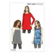 Very Easy Vogue Sewing Pattern V9225 Misses Tunic Top Sizes 14-22 NEW