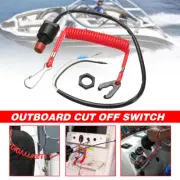 Universal Engine Boat Outboard Emergency Kill Switch Safety Stop Lanyard Marine