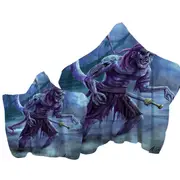 Cool Fantasy Art Zombie Pirate Towel with Hood