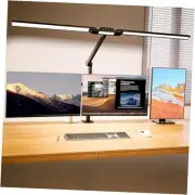 LED Desk Lamp for Home Office, Architect Desk Light with Clamp and 180°
