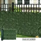 Artificial Ivy Leaf Privacy Screen Roll 3m x 1m Garden Shade Cloth Backing
