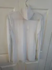 DOROTHEE SCHUMACHER Pure White Turtle Neck Top Women’s size 3 NWOT 190$