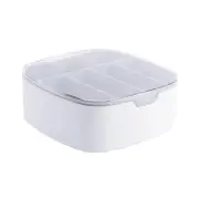 Data Cable Storage Box Socket Organizer Case Cord Compartment Crate The Wire