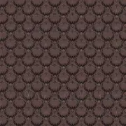 Dolls House Miniature Chocolate Clam Shell Wallpaper