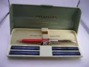 Sheaffer Vintage Skripsert Imperial Pencil in box-Fiesta Red-new old stock