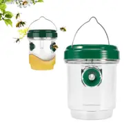 2Pcs Solar Wasp Trap with Light Outdoor Hanging for Hunting Wasps Bees Insects