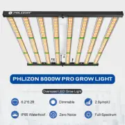 8000W LED Plant Dimmable Grow Lights 8bars Full Spectrum for Indoor hydroponics