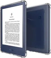 JOYAUS Silicone Case Cover for All-New Kindle 10th Generation 2019 Released (Model No.J9G29R), Crystal-Clear Shockproof Thin Silicone Case, Yellowing-Resistant Slim Transparent TPU