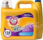 Arm & Hammer Plus OxiClean Odor Blasters Fresh Burst 128 Loads Liquid Laundry