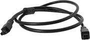 1PC 4-Pin 3D Printer Extension Cable with Magnetic Ring Compatible with Bambu Lab A1 Compatible with A1 Mini AMS Lite Length 1m 3D Printer Power Cable Black