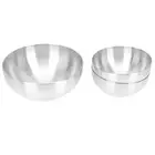 3 Pcs Salad Bowl Set Mixing Fruit Storage Container Kitchen Accessory