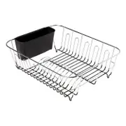 D.Line 44.5 x 35.5 x 15.5 cm Dish Drainer Black