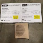 (2)Herdio Speakers HCS628 6.5" Ceiling Wall 150 Watt White, W/In-wall Audio Cont
