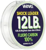 MORRIS shock leader VARIVAS fluorocarbon 30m 3 No. 12lb Natural
