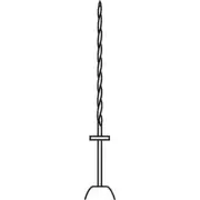 Brasseler RazorFlex Stiff K-Files - 270866WS STFKF 08W/STOP 25 mm (6 Pack)
