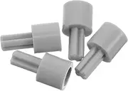 4pcs Motor Adapters for DIY Toy Car Wheel Connectors Cross Shaft Coupling Robotic Parts Smart Vehicle Accessories Grey