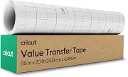 Cricut Value Transfer Tape for Joy Xtra Machine - (9.5in x 20ft Roll) - Easy transfers for Vinyl Projects