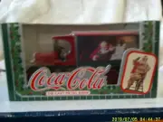 DIECAST ERTL 1993 COKE COLA BANK NIB WITH SANTA