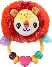 VTech Shake & Explore Lion Toy - Interactive Lion Baby Rattle - 536203 Multicolour